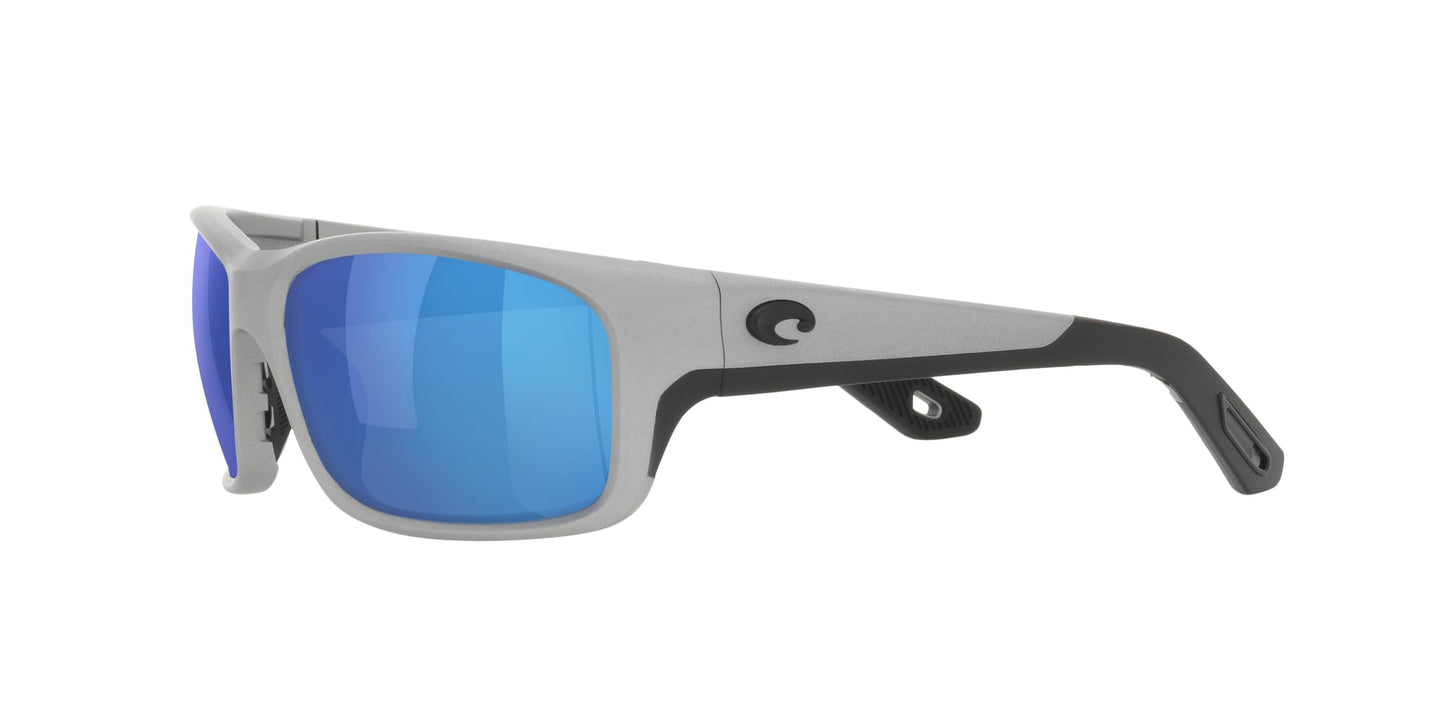 Costa Del Mar Jose Pro Sunglasses, Silver Metallic/Blue Mirrored 580G, 62 mm
