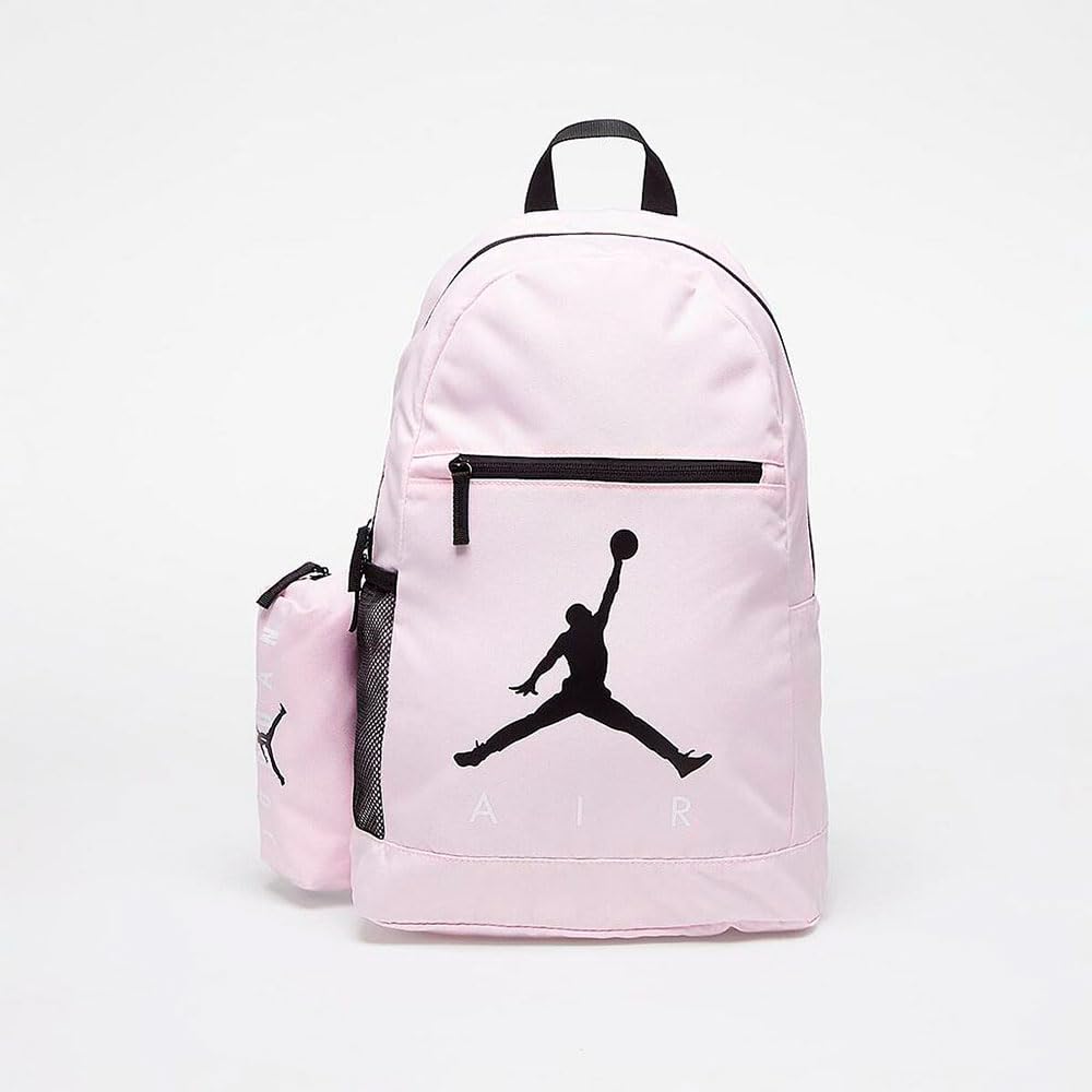 Jordan Jordan backpack 9B0503 with pouch, pink, Taglia unica