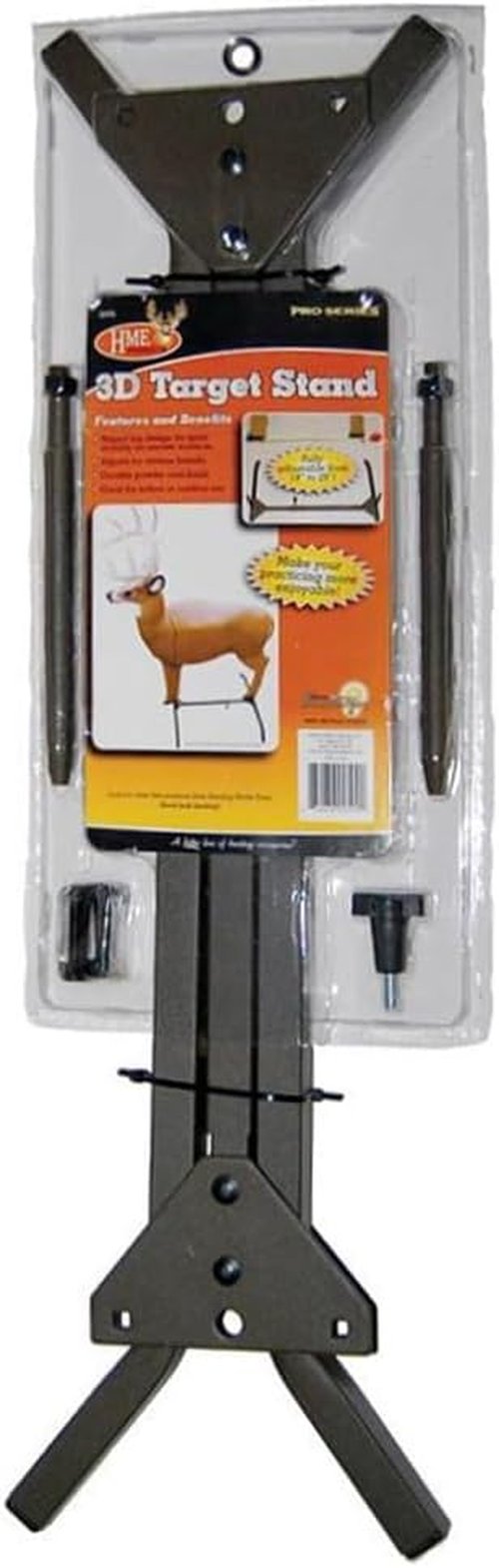 HME 3D Deer Target Stand for Archery & Hunting Practice Lightweight Durable Easy-to-Use Adjustable Portable Target Stand with Raised Leg Design