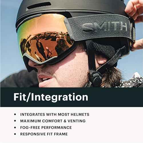 SMITH Rally Goggles with Carbonic-x Lens ? Performance Snowsports Goggles for Skiing & Snowboarding ? For Men & Women