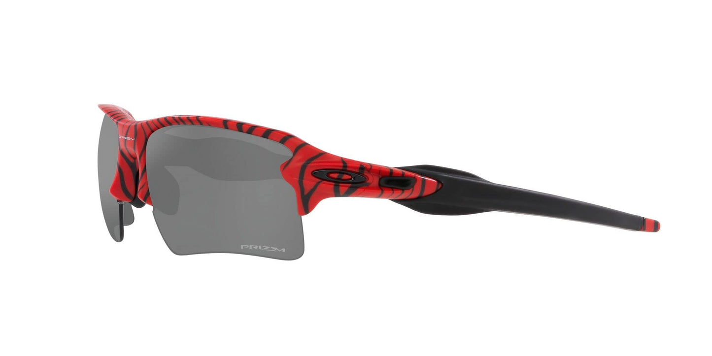 Oakley Men's OO9188 Flak 2.0 XL Rectangular Sunglasses, Red Tiger/Prizm Black, 59 mm