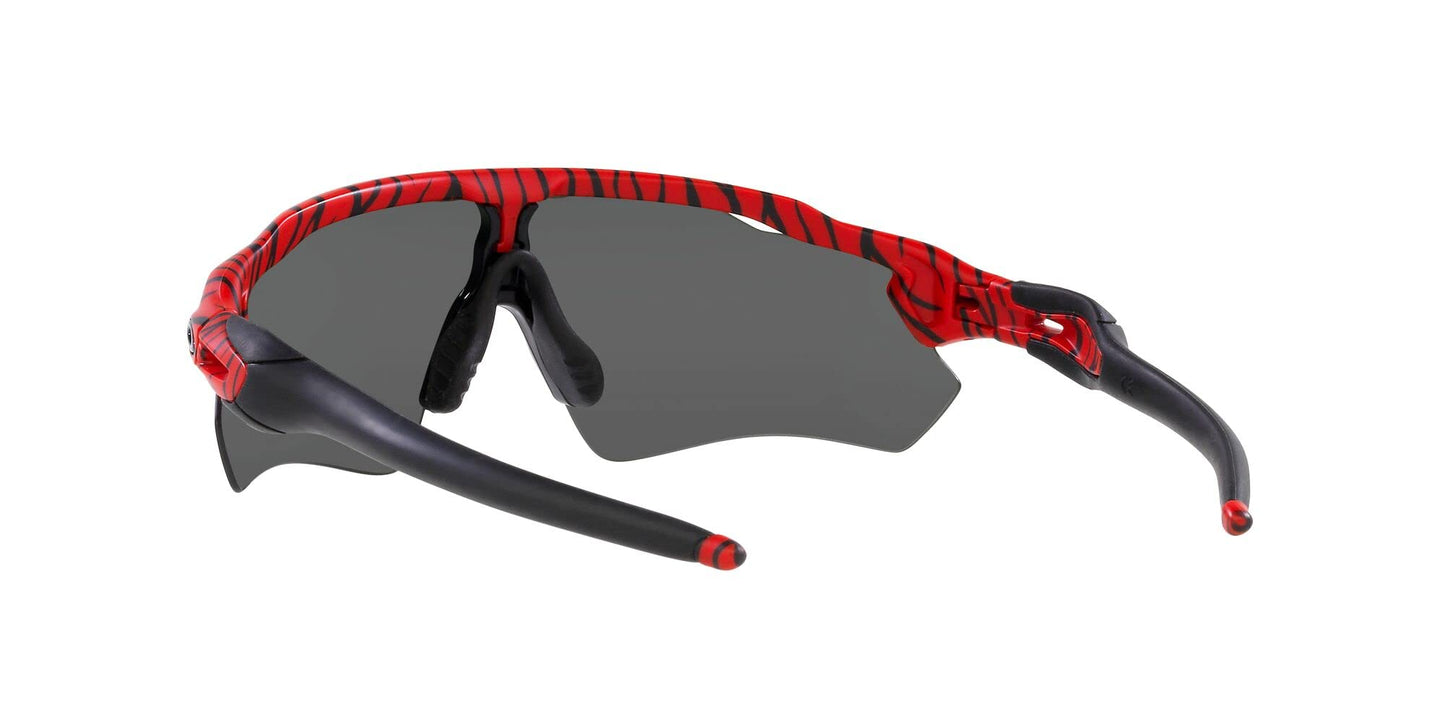 Oakley Men's OO9208 Radar EV Path Rectangular Sunglasses, Red Tiger/Prizm Black, 38 mm