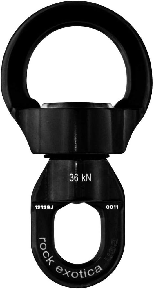 Rock Exotica Rotator Round Swivel - High-Strength Swivel for Climbing and Rigging