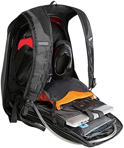 OGIO 123006.36 No Drag Mach 5 Motorcycle Backpack - Stealth Black , 20.5" H x 14.5" W x 7" D, Medium