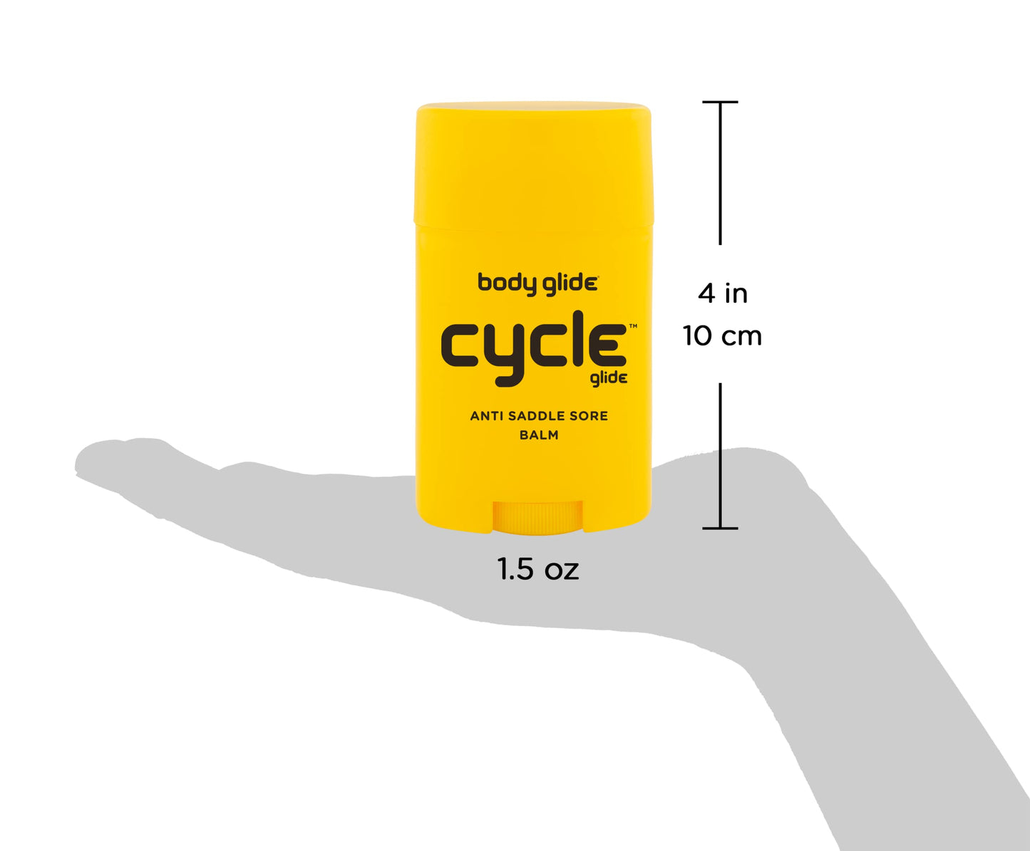 BodyGlide Cycle Glide Chamois Balm, 1.5oz,White & Chamois Butt'r Original Anti-Chafe Cream, 8 oz Tube