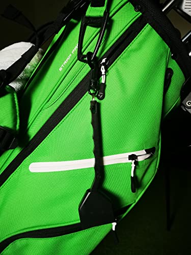 Golf Club Brush & Groove Cleaner with Retractable Cover - Dual-Sided Design