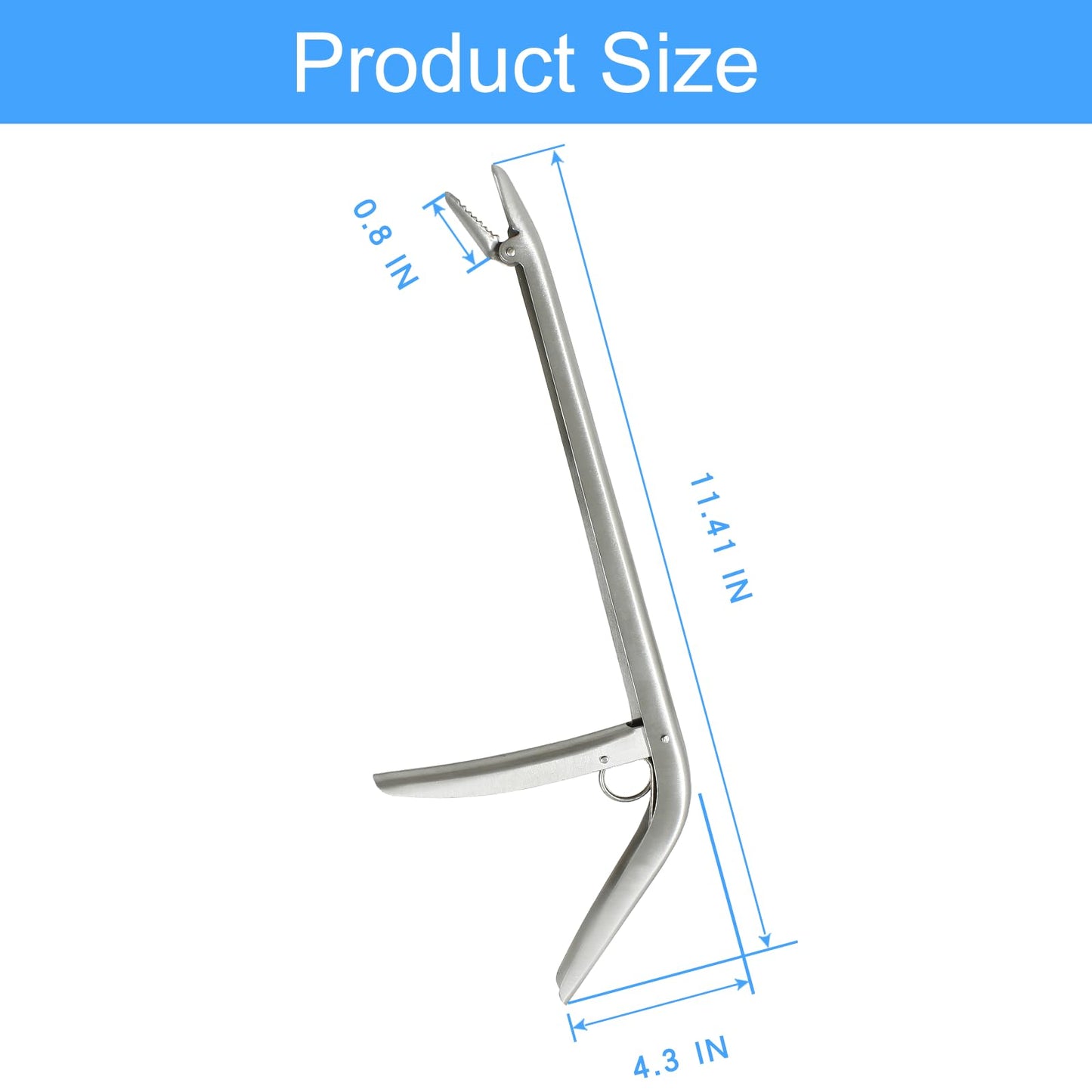 Hitefu 2PCS Fish Hook Remover Fishing Extractor, Stainless Steel Fishing Hook Removal Tool, Safely Long Quick Hook Separator Tool for Freshwater and Saltwater Fishing, 11-1/2 inch