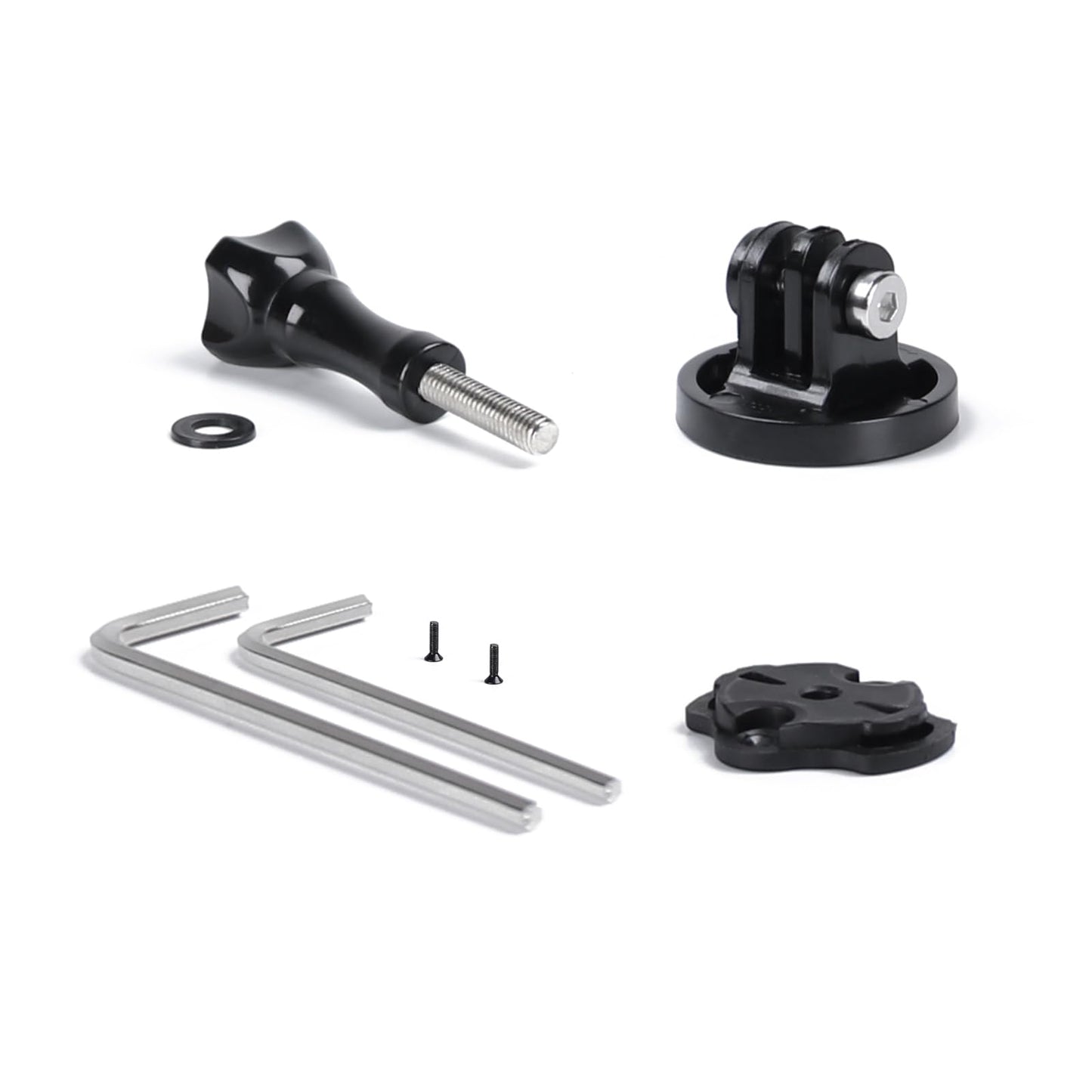 NELboNs Quick Release Sport Action Camera Mount Compatible with IGPS Port M80 Out-Front Bike Bracket Threaded Mount for Bike Lights Holder