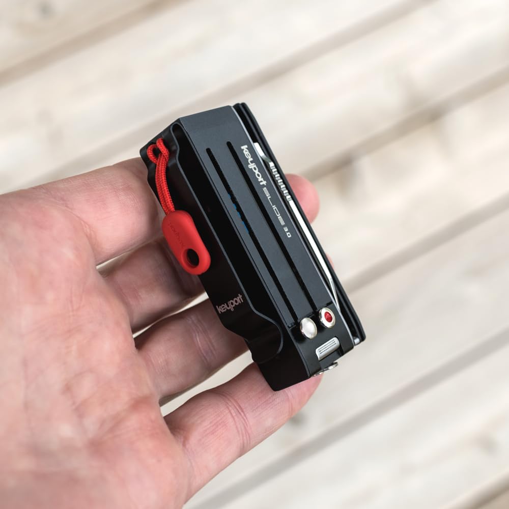 Keyport KO (Key Organizer) - Deep Carry Pocket Clip - Black