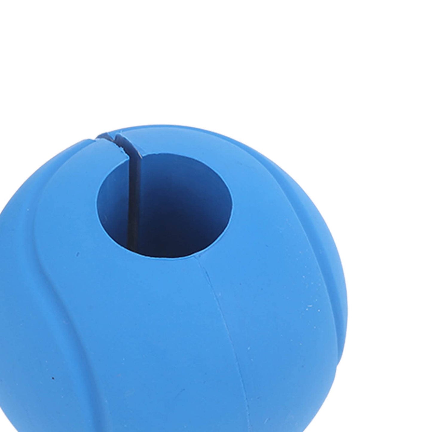 Dilwe Barbell Grips, 1 Pair of Barbell Dumbbell Curved Grip Round Spherical Silicone Non Slip Thickened Grip for Massive Arm and Muscle Building (Blue)