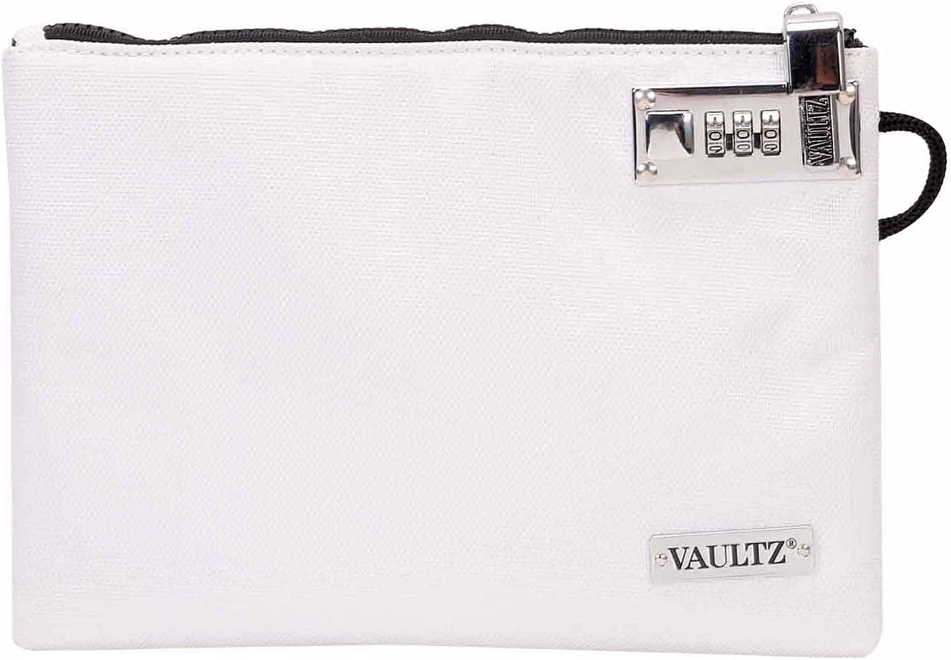 Vaultz Money Bag with Lock - 5 x 7 Inch, Men & Women's Locking Accessories Pouch for Cash, Bank Deposits, Wallet, Medicine, Phone and Credit Cards - BERRY