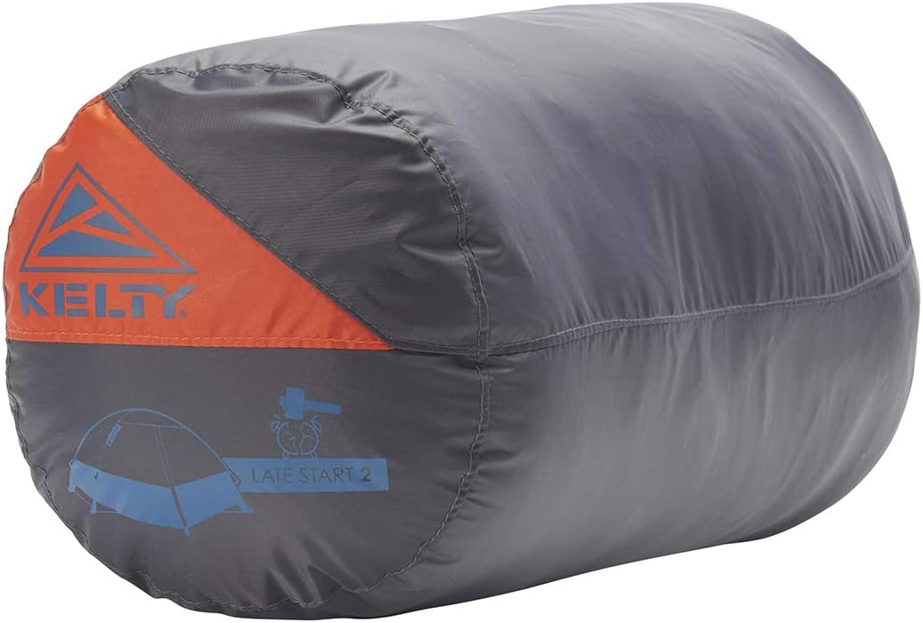 Kelty Late Start 2P - Lightweight Backpacking Tent with Quickcorners, Aluminum Pole Frame, Waterproof Polyester Fly, 2 Person Capacity