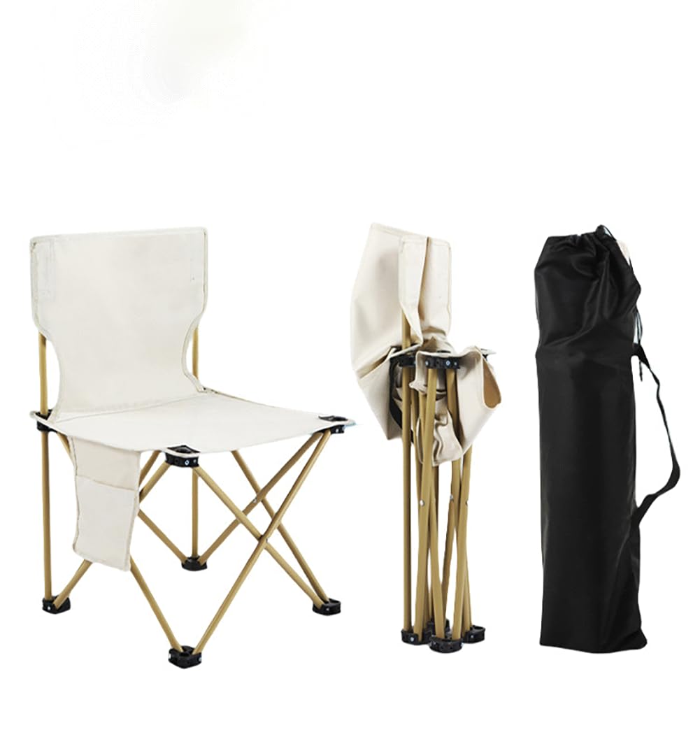 Folding Camping Chair for Adult Lightweight Portable Outside Beach Chair Black 2 Pack