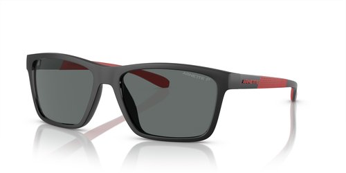 ARNETTE Man Sunglasses Black Frame, Dark Grey Polarized Lenses, 58MM
