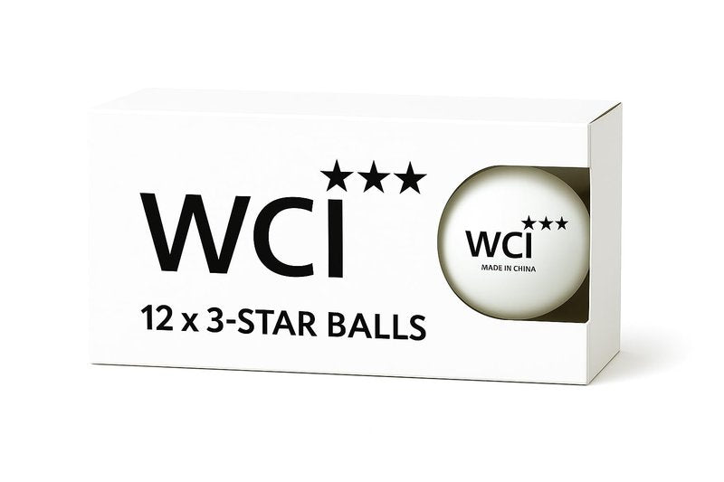 PARTY BALL Sports Ping Pong Balls – Official Size 40mm 3-Star Professional Table Tennis Balls, Durable High Performance for Training & Competition, White (6 Pack)
