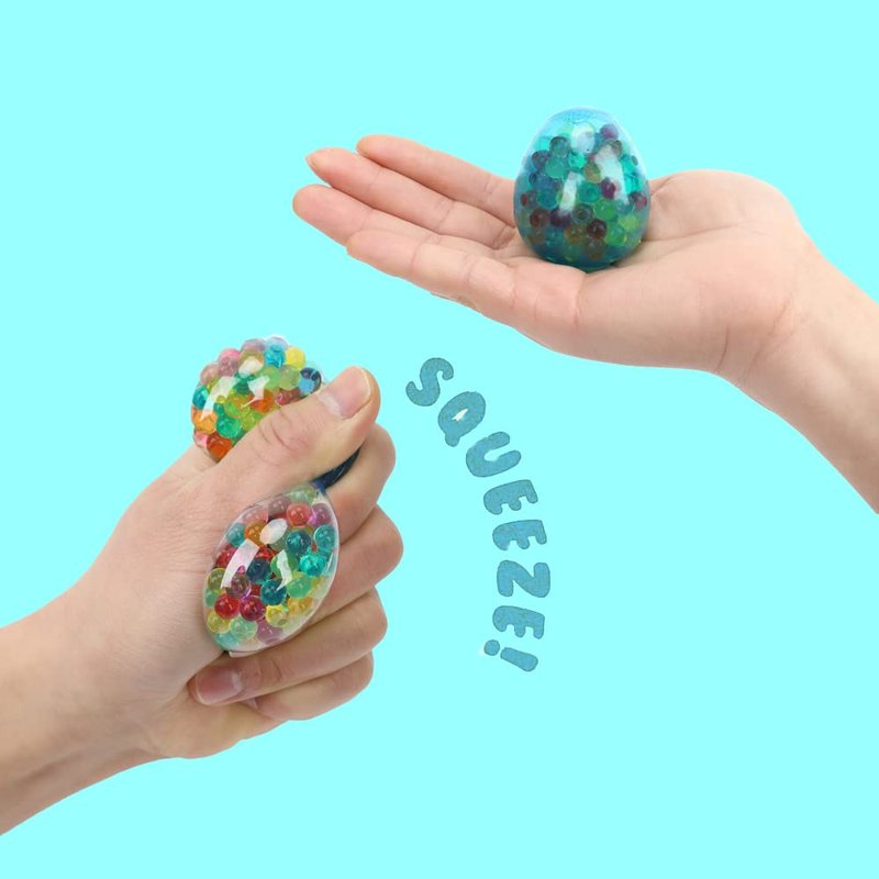 VOMAOK 4 Pack Egg Stress Balls Stress Relief Easter Basket Stuffers Gifts