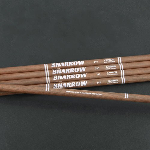ZSHJGJR 31 Inch 6.2mm Archery Pure Carbon Hunting Arrow Shaft Tubes Spine 340 400 500 600 for DIY Hunting Arrows Bare Raw Shaft Recurve Bow Compound Bow Shooting 6/12/24pcs (12, Spine 500)