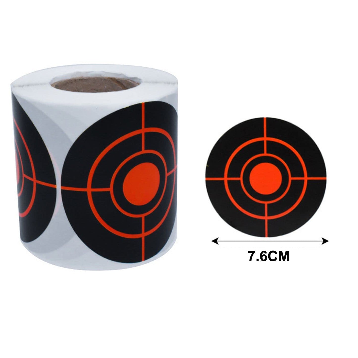 gofidin 250pcs/Roll Shooting Target Adhesive Shoot Targets Splatter Reactive Stickers for Archery Bow Hunting Shooting Practice Training