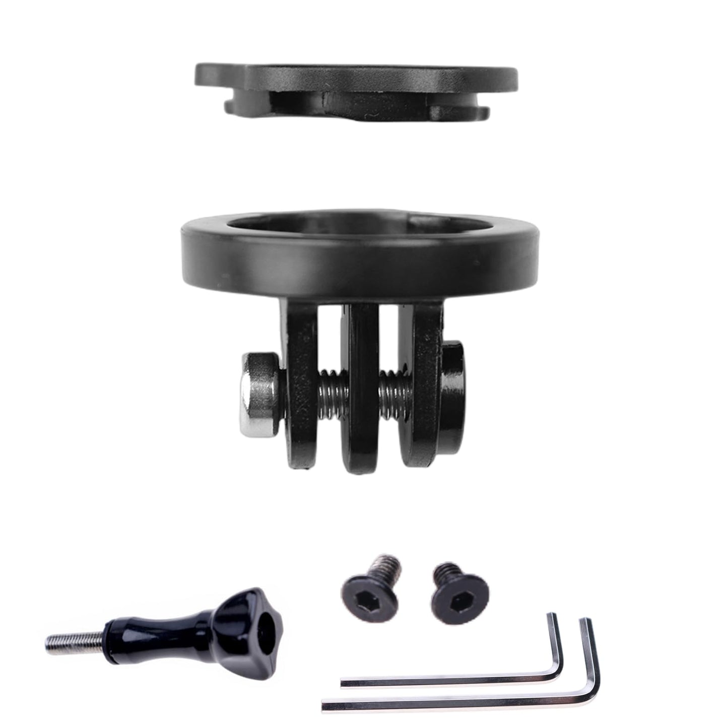 NELboNs Quick Release Sport Action Camera Mount Compatible with IGPS Port M80 Out-Front Bike Bracket Threaded Mount for Bike Lights Holder