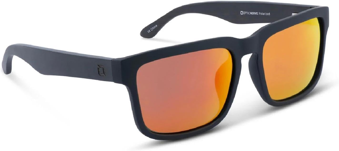 Optic Nerve Mashup Polarized Sport Sunglasses – Lightweight Sportwrap Frame, UV Protection, Anti-Glare – Unisex Fit