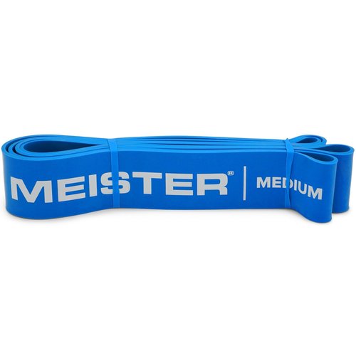 Meister X Band Comfort-Width 41" x 2" Resistance Bands - X-Wide Premium Loop Bands - Medium/Blue