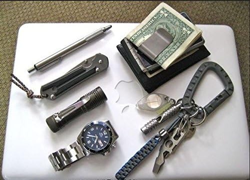 3-Pack Lightweight D-Ring Carabiner Hooks - Tactical Keychain Snap Links