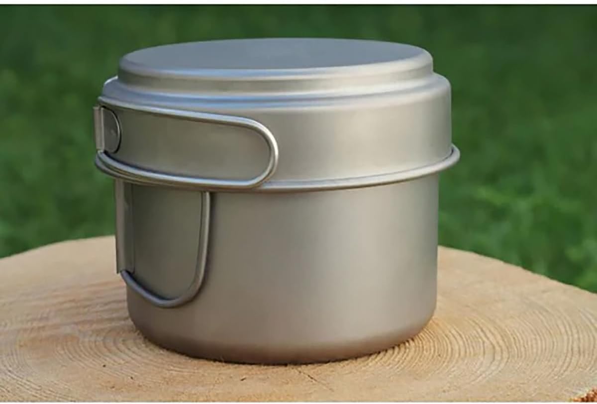 Vargo Titanium Ti-Boiler: Ultralight Double Boiler Cook System for Efficient Outdoor and Camp Cooking