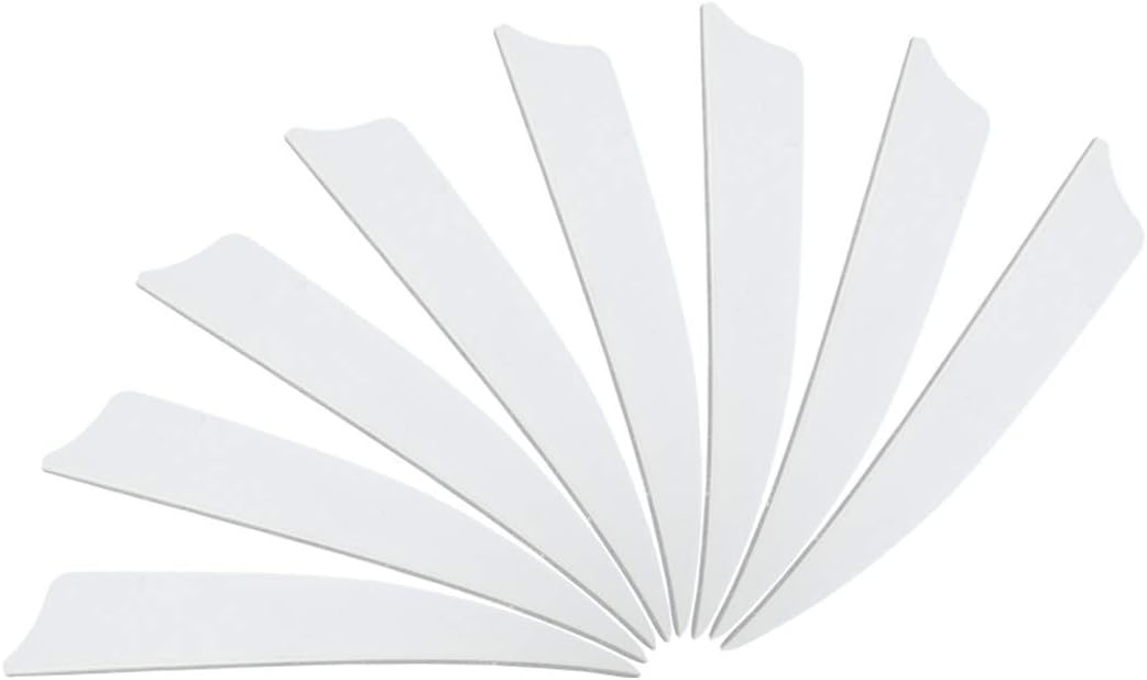 Letszhu Archery Arrows Feather Fletching 4 Inch Real Turkey Vanes for Hunting Target Shooting (25 Pack)