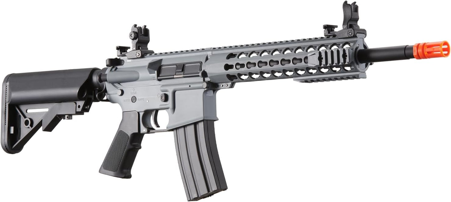 Lancer Tactical Gen 2 LT-19 Airsoft M4 Carbine 10" Electric Full/Semi-Auto Airsoft AEG Rifle, Included 6mm 0.20g BBS, Charger, and Battery