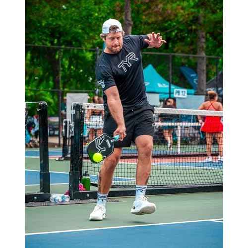 TYR Alpha MK-1 Elite Carbon USA Pickleball Approved 14mm Paddle with Octagonal Handle Enhanced Grip