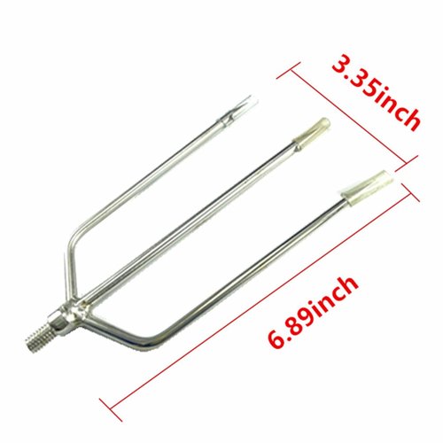 CAJOAUIS Fishing Harpoon 3 Prong Stainless Steel Fishing Gig Gaff Hook with 8mm Screw