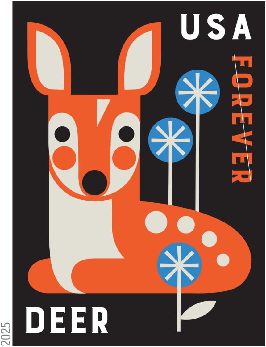 Baby Wild Animals 2025 (Book of 20) First-Class Mail Forever Postage Stamps