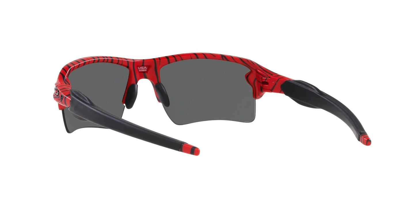 Oakley Men's OO9188 Flak 2.0 XL Rectangular Sunglasses, Red Tiger/Prizm Black, 59 mm