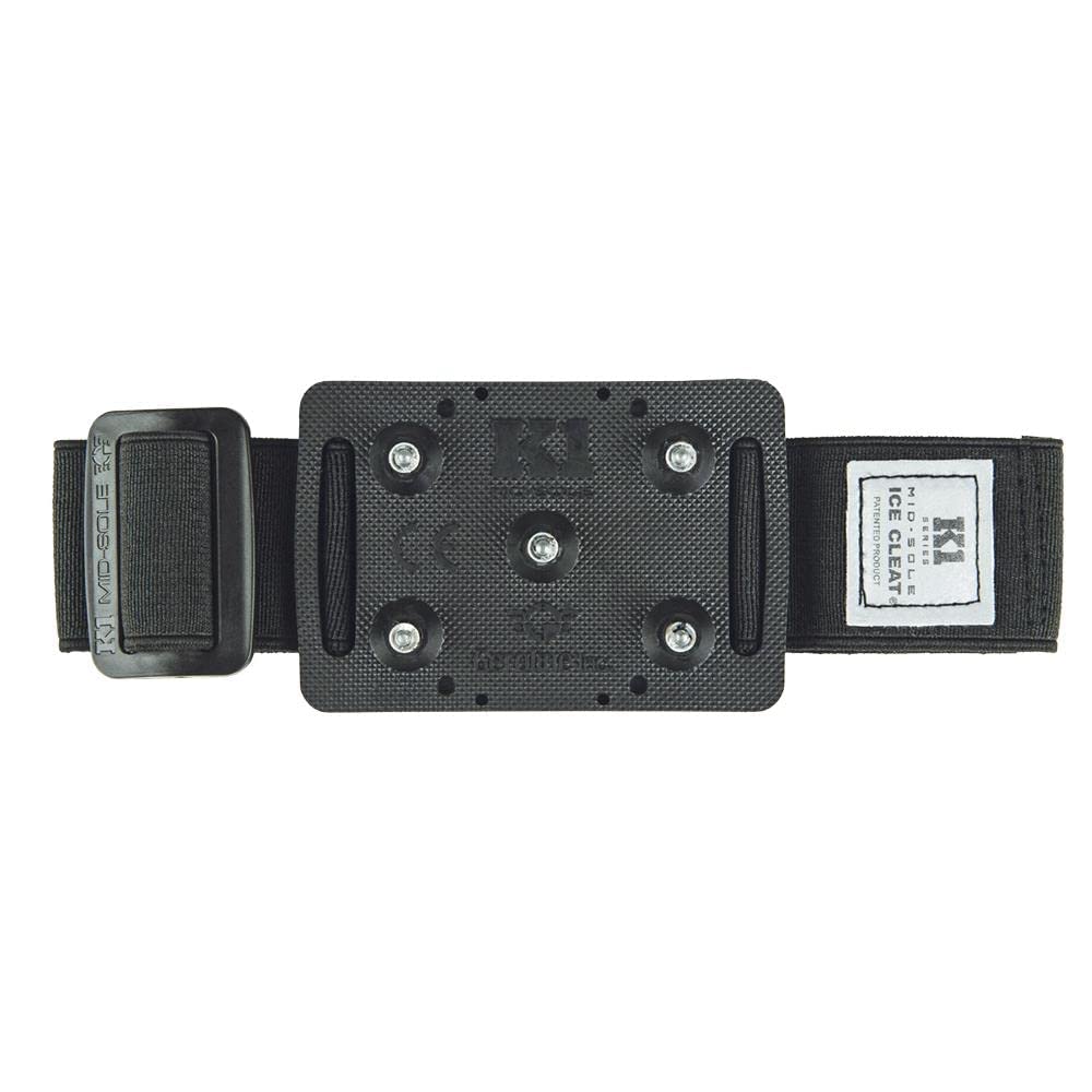 K1 Mid-Sole Ice Cleats for Men & Women - Rotatable Traction Aids For Winter Snow - Hi Vis - Low Profile