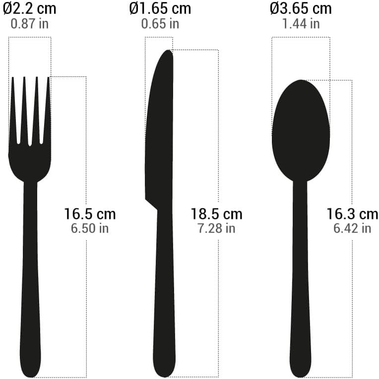 Keith Titanium Ti5310 3-Piece Cutlery Set (Custom Pouch Included)