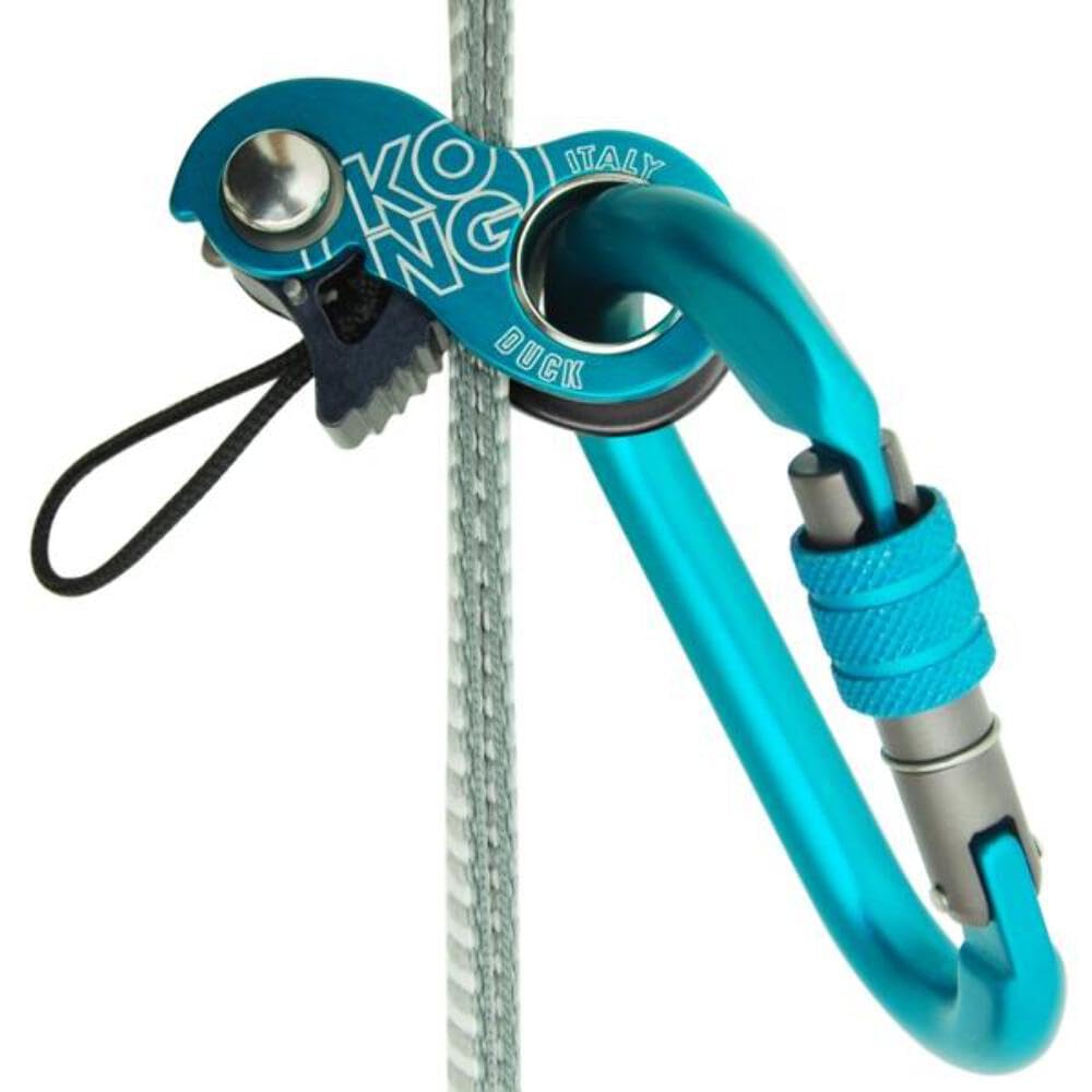 Kong Italy Duck Rope Clamp - Cyan/Black