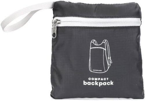 Kikkerland BB05-BK Compact Backpack, Black