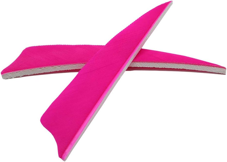 Letszhu Archery Arrows Feather Fletching 4 Inch Real Turkey Vanes for Hunting Target Shooting (25 Pack)