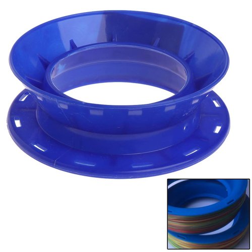 5 Pcs Fishing Line Coiling Plate Wire Winding Rings Reel Plastics Handle Wire Winding Hand Reel Fishing Accessory