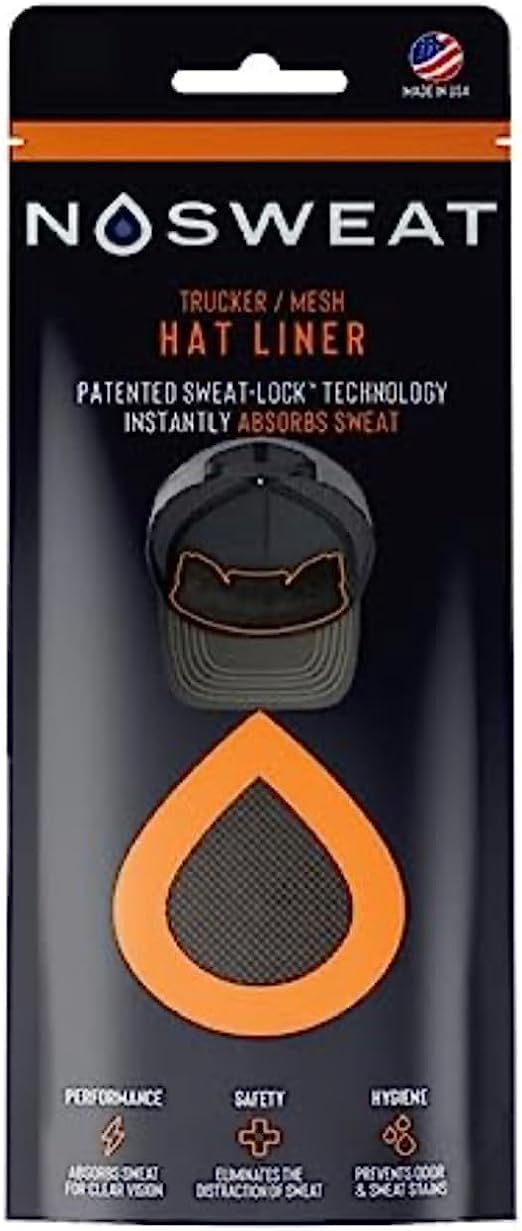 Trucker Hat Sweat Liner & Mesh Hat Sweat Guard Bands | Patented by NoSweat (3)