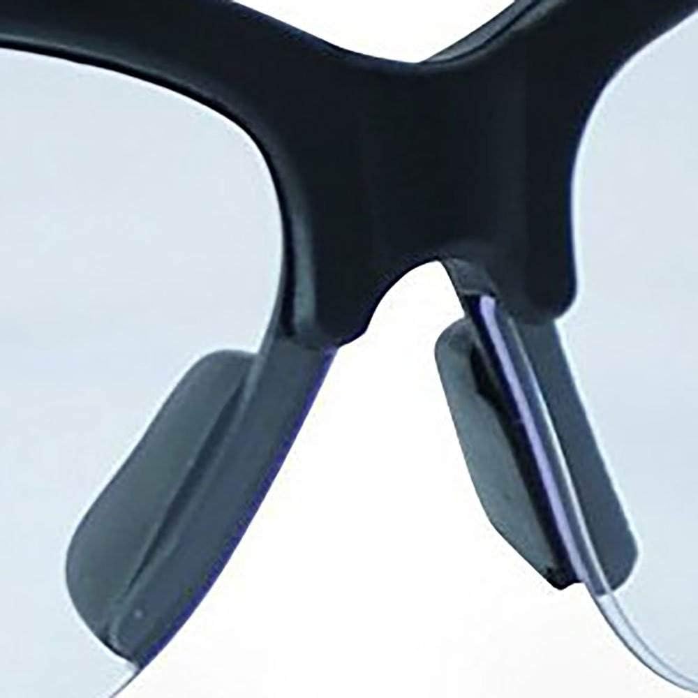 Walker's Sport High-Grade Polycarbonate Lenses Half Frame Soft Rubber Nose Piece Adjustable Safety Shooting Glasses