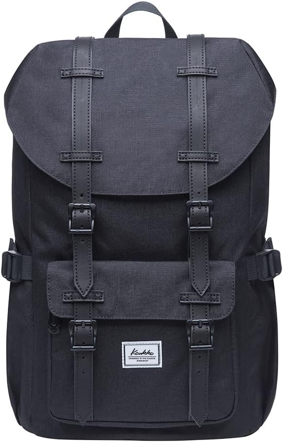 KAUKKO Backpack, (Black (E5-3), 45 x 27 x 17cm (HxBxT)