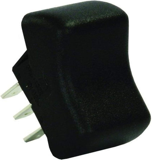JR Products 12265 Black SPDT Momentary-On/Off/Momentary-On Switch