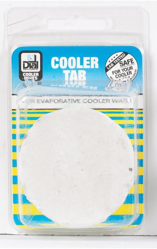 Dial Cooler Tab Sodium Hexametaphosphate White Evaporative Cooler Tab