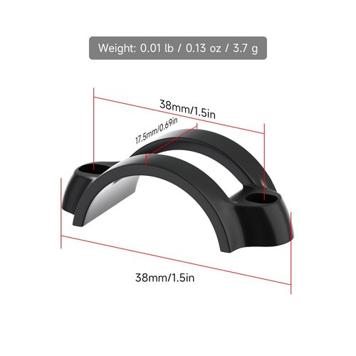 Bicycle Brake Lever Clamp with Aluminum Alloy Material ,Cycling U Shape Brake Lever Clamp for SRAM,AVID,Magura and More Compatible Models (2Pcs)