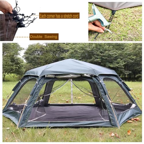 Large Hexagonal Tent Footprint Multifunctional Floor Mat Camping Gear Must Haves Hiking and Survival Gear Tarp Tent Moisture-proof Floor Mat