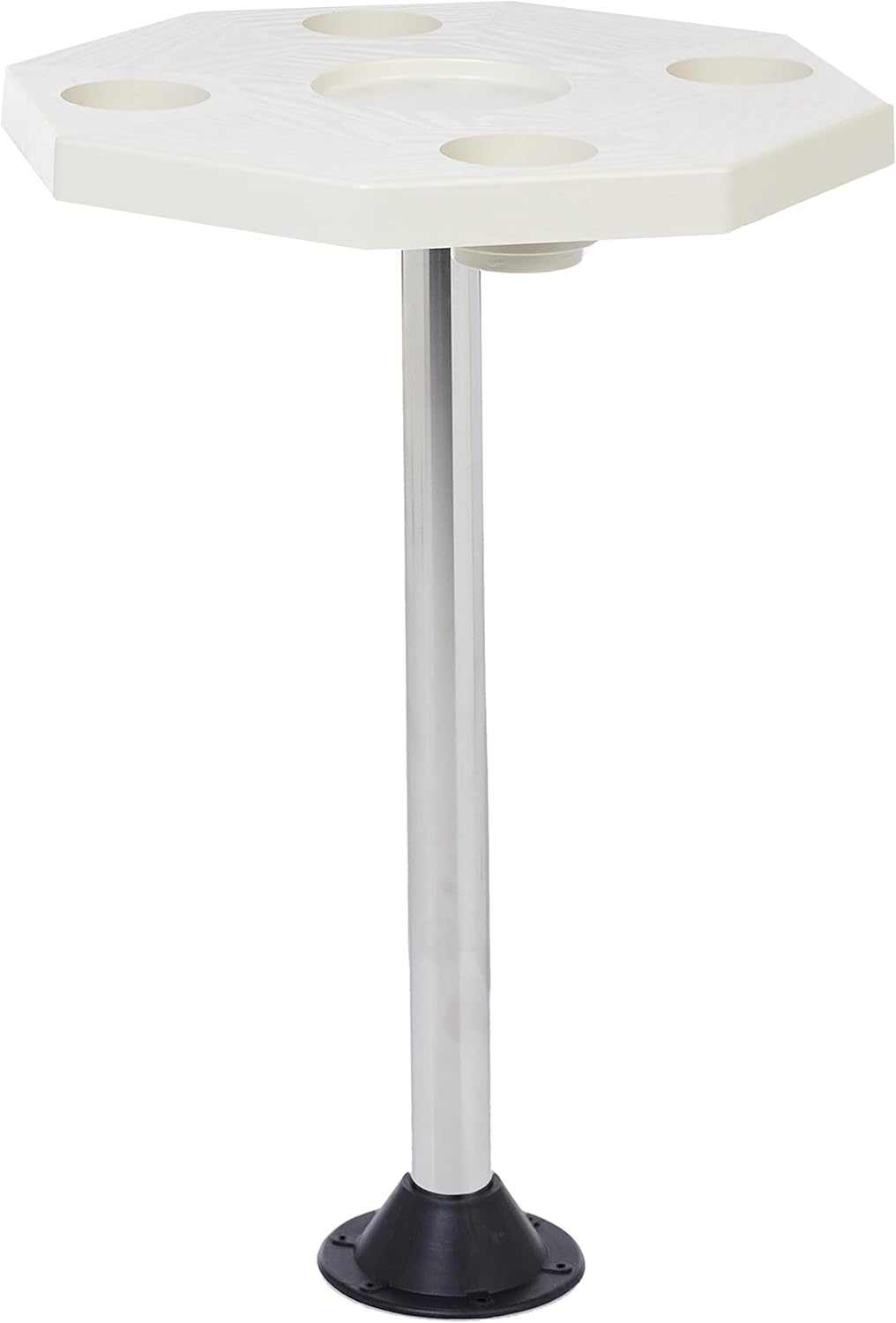12-1109C Removable Octagonal Marine/RV Table, White