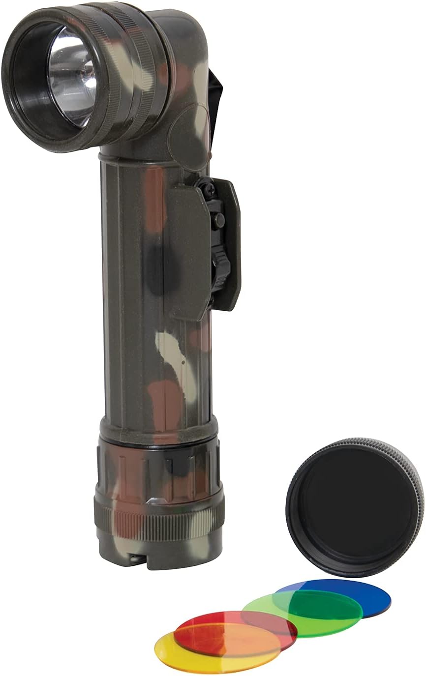 GI Style D-Cell Angle-head Flashlight