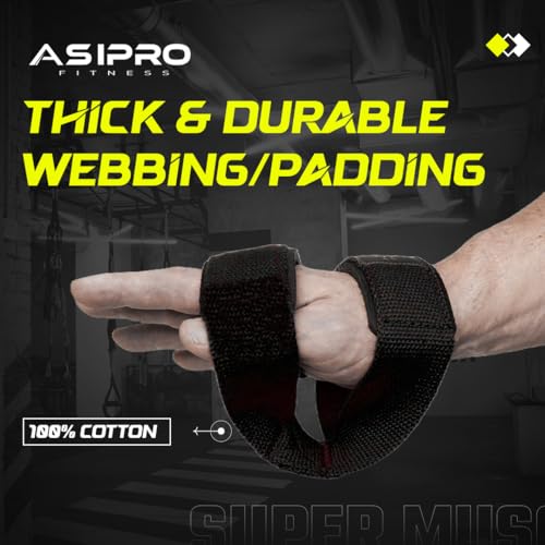 Figure 8 Lifting Straps Heavy-Duty Padded Deadlift Wrist Support Black Medium
