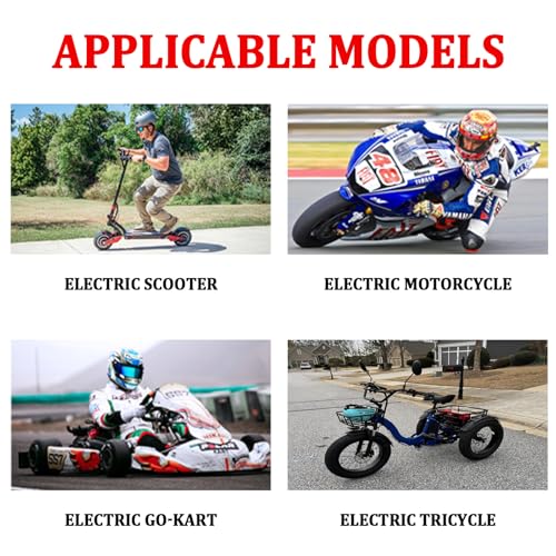 Universal 12V-96V Anti-Theft Ebike Key Ignition Switch with 3 Speed & Key Lock - 2-in-1